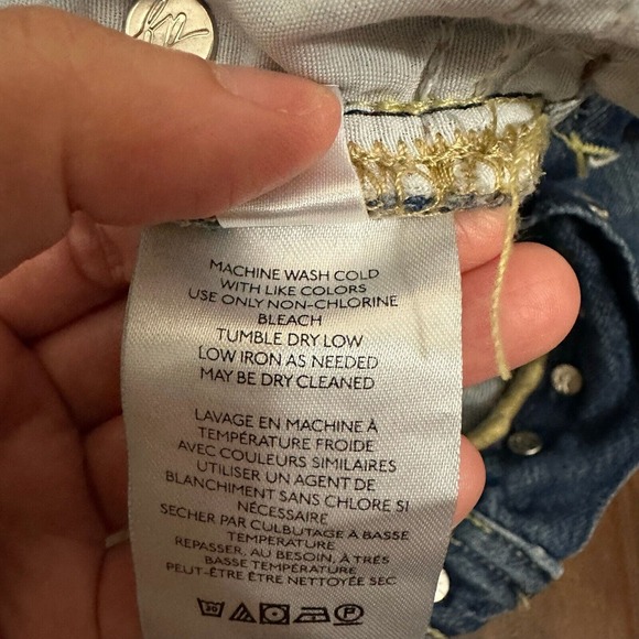 FREE PEOPLE WE THE FREE Maggie Mid-Rise Straight Leg Jeans Sequoia Blue - Picture 10 of 13